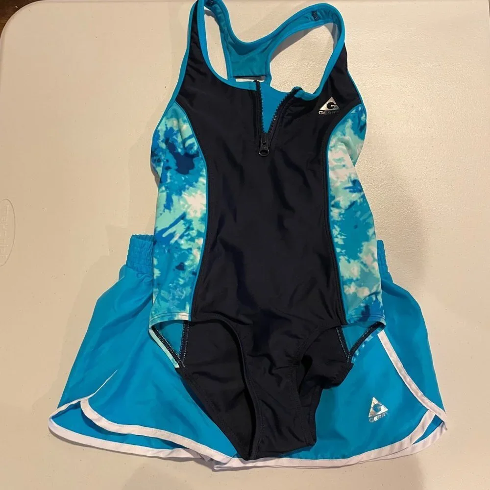 Gerry Girls Youth 2 Piece Swimsuit - Picture 1 of 5